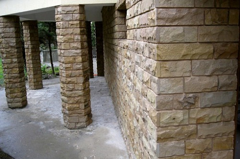 Kamenclub.ru: Песчаник (плитка) art PSG-10-03  купить в Старом Осколе    2400 руб/кв.м   фото КАМЕНЬ КЛУБ