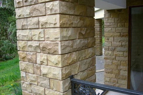 Kamenclub.ru: Песчаник (плитка) art PSG-10-03  купить в Старом Осколе    2400 руб/кв.м   фото КАМЕНЬ КЛУБ